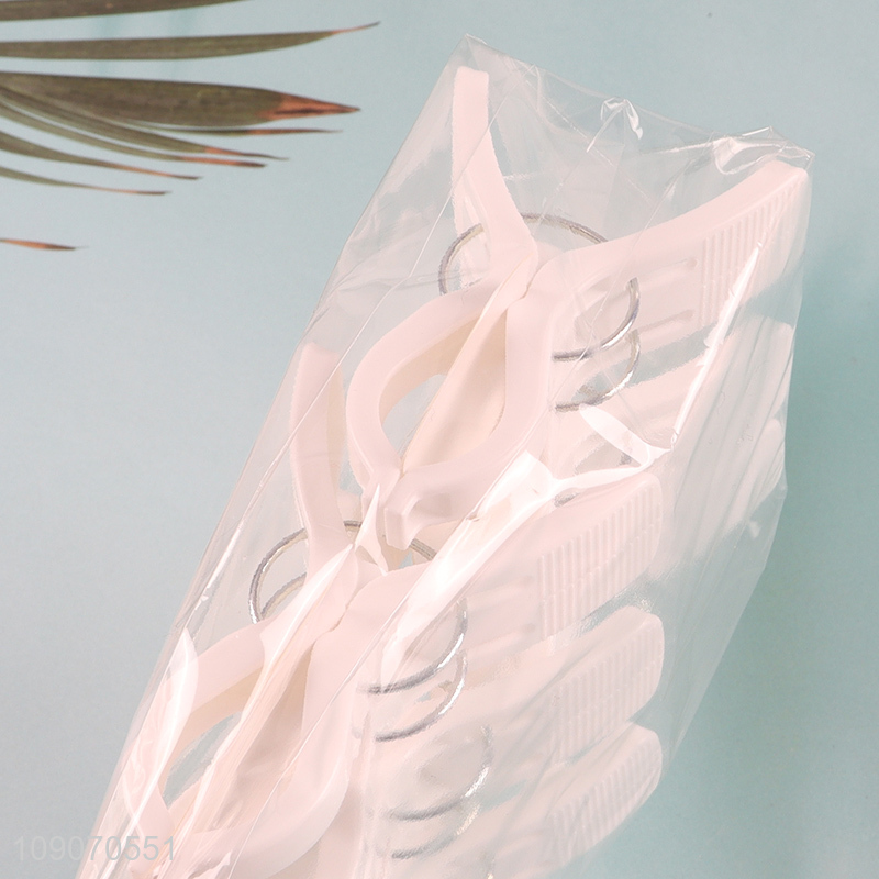 Factory Supply 6 Packs Plastic Clothes Pegs Durable Clothespins Set