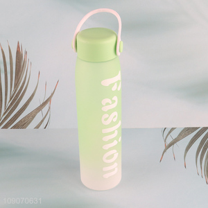 Best selling portable 550ml plastic water bottle drinking bottle wholesale