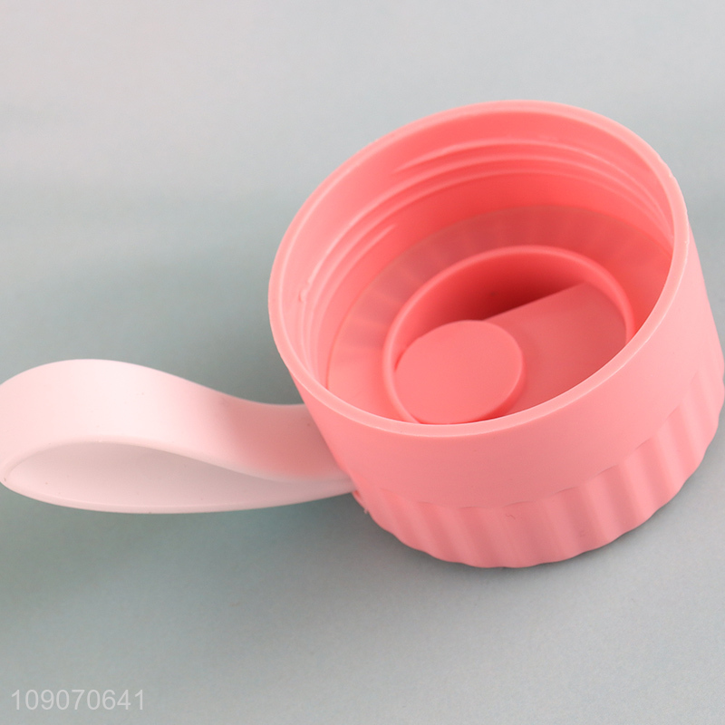 New arrival portable plastic sports water bottle with handle