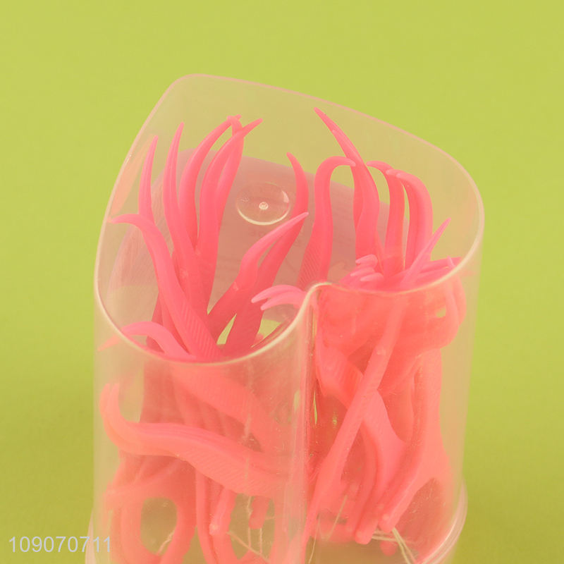 Good selling 30pcs oral care dental floss toothpick wholesale