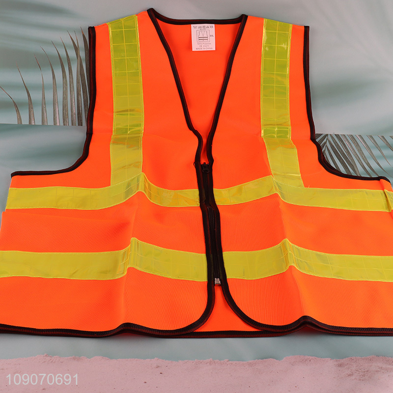 Yiwu market outdoor polyester Reflective safety vest for sale