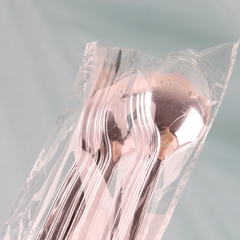 Hot items plastic cutlery home restaurant spoon fork set