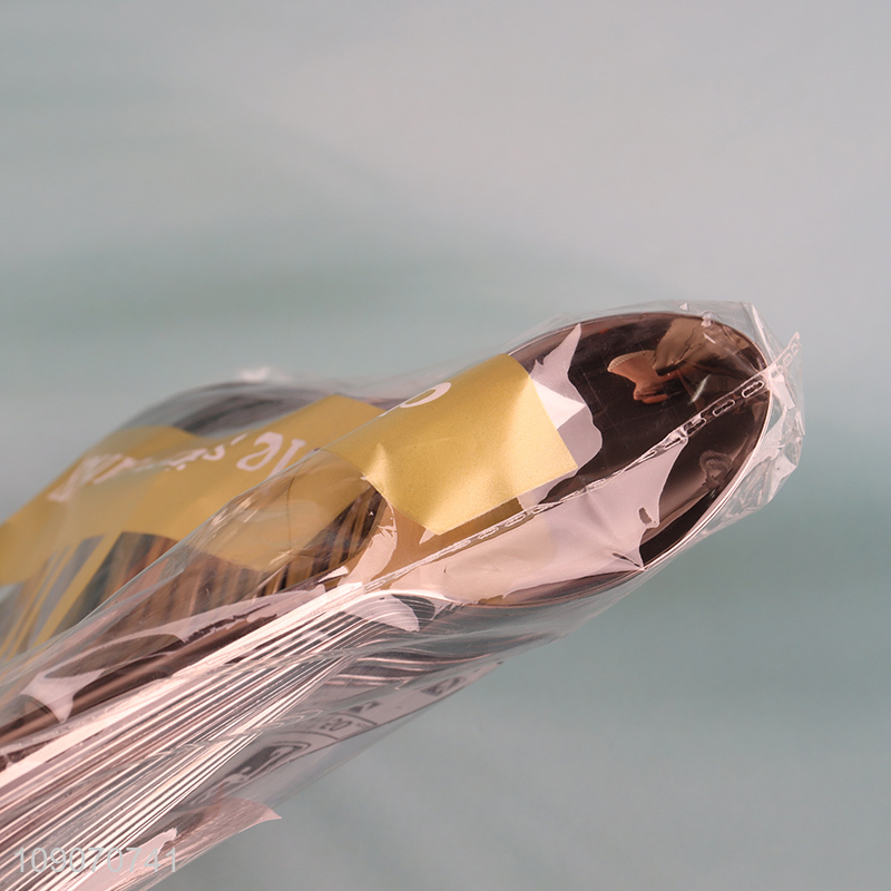 Low price 50pcs disposable plastic cutlery spoon set for sale