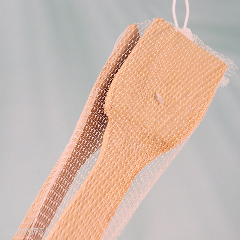 Top products 4pcs bamboo kitchen utensil set for home restaurant