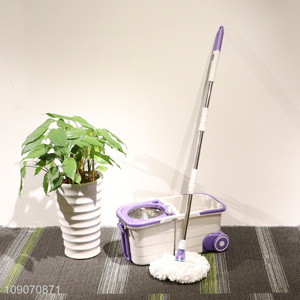 Good Quality Hand-Free Microfiber Spin Mop and Bucket Set for Floor Cleaning