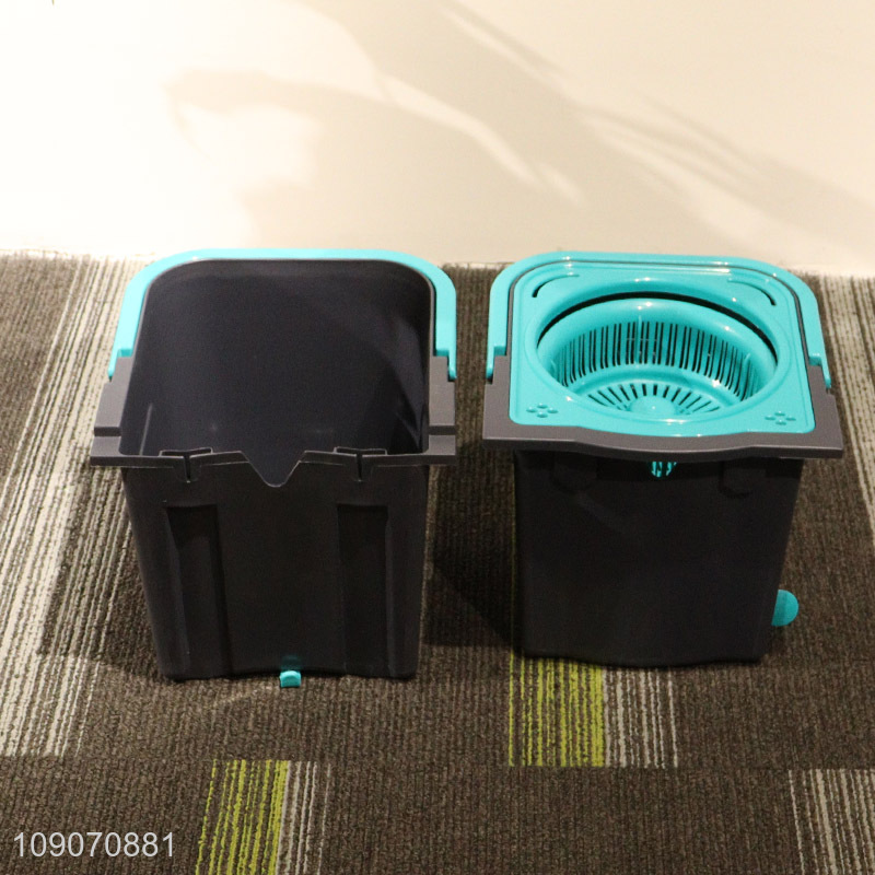 Factory Supply Microfiber Spin Mop and Bucket Set for Hardwood & Tile