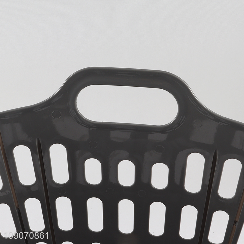 New Arrival Folding Plastic Laundry Hamper Multipurpose Plastic Storage Basket