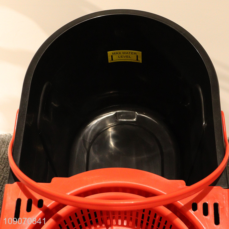 High Quality Labor-Saving Foot Pressure Microfiber Spin Mop and Bucket Set