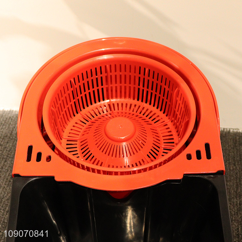 High Quality Labor-Saving Foot Pressure Microfiber Spin Mop and Bucket Set