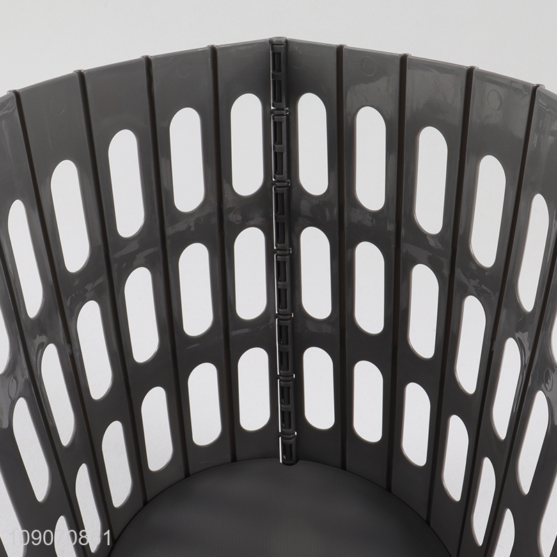 New Arrival Folding Plastic Laundry Hamper Multipurpose Plastic Storage Basket