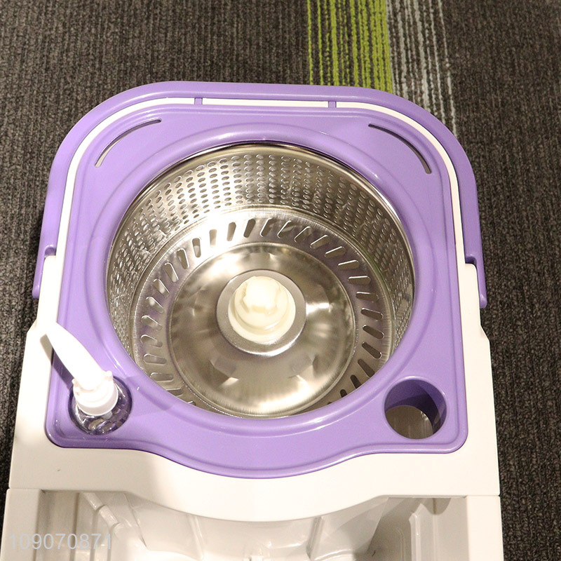 Good Quality Hand-Free Microfiber Spin Mop and Bucket Set for Floor Cleaning