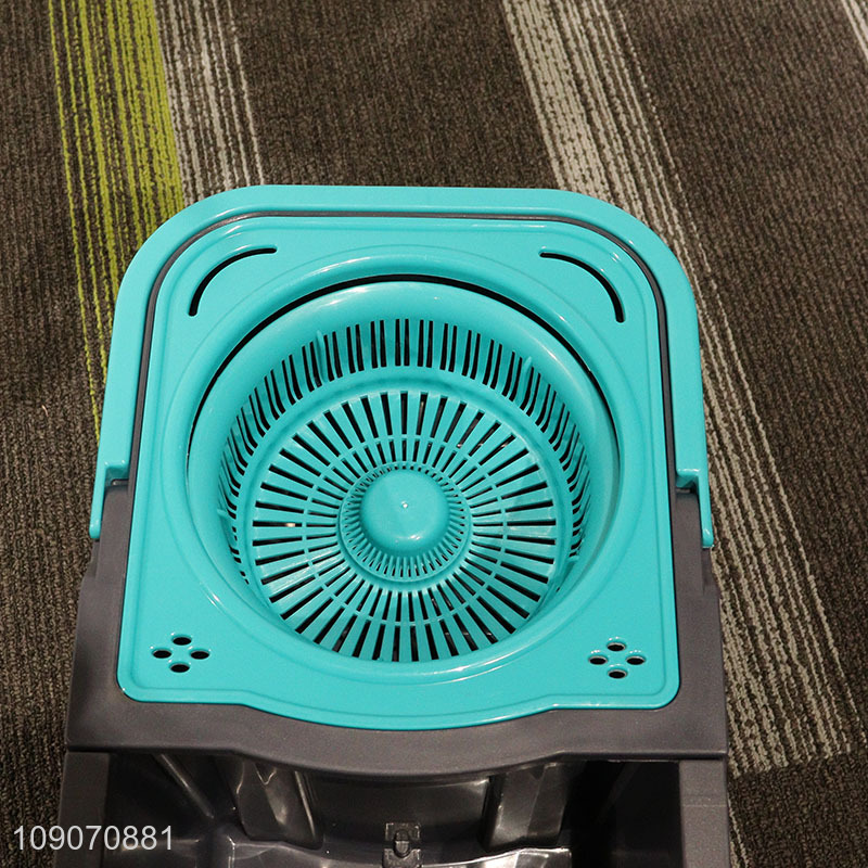 Factory Supply Microfiber Spin Mop and Bucket Set for Hardwood & Tile