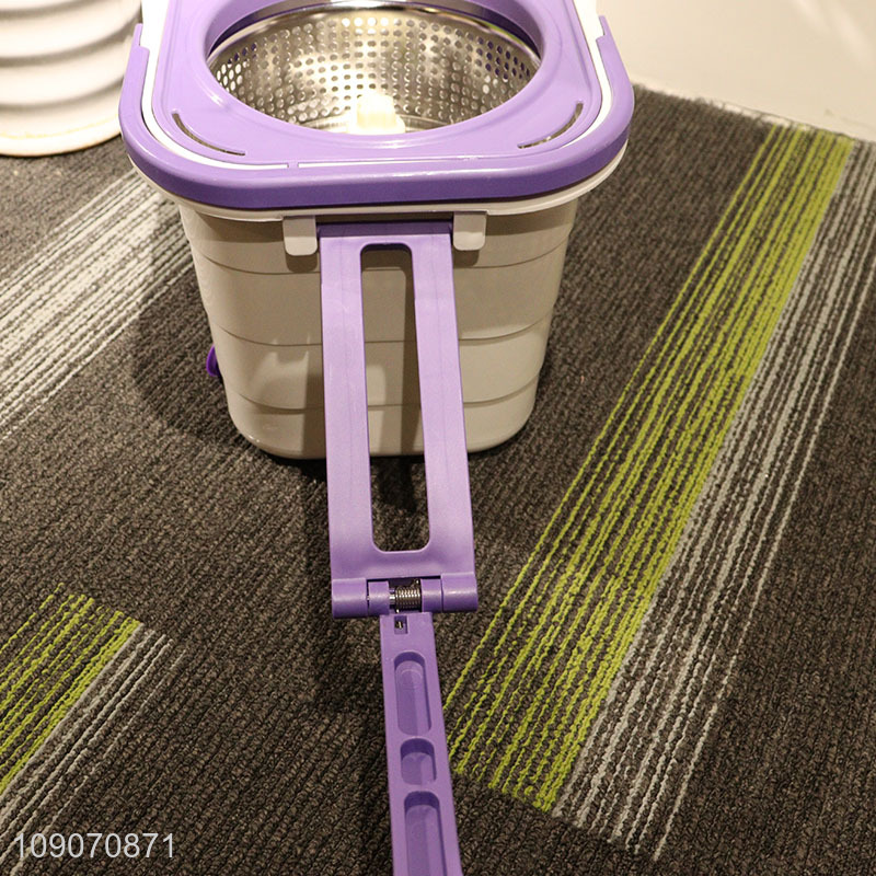 Good Quality Hand-Free Microfiber Spin Mop and Bucket Set for Floor Cleaning