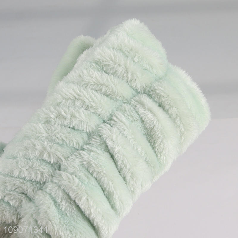 Wholesale Fluffy Makeup Headband Bowknot Spa Headband for Women Girls