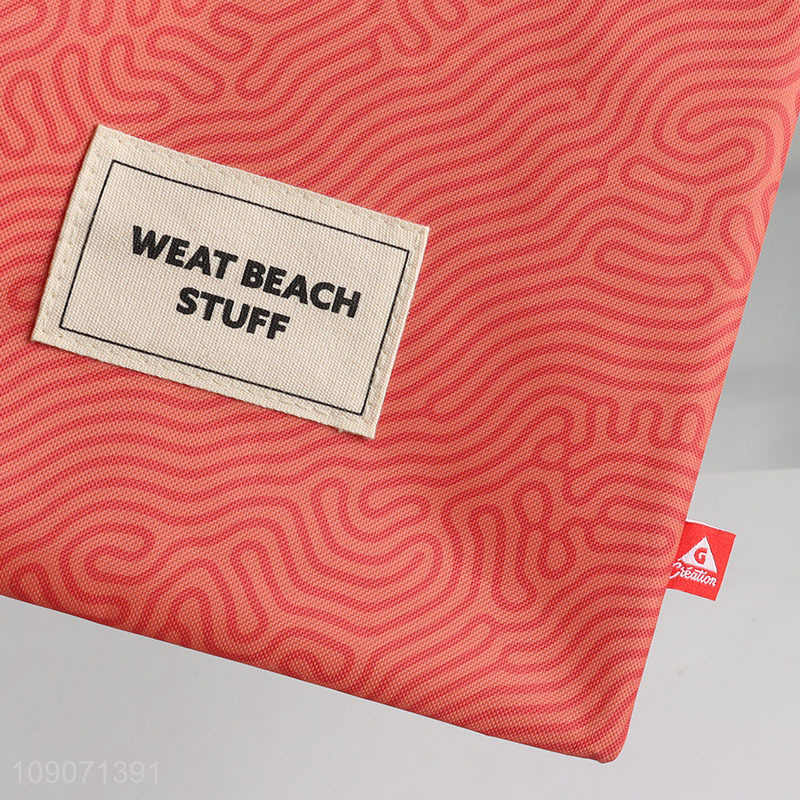 Factory Price Durable Polyester Storage Bag Fabric Ziper Storage Pouch