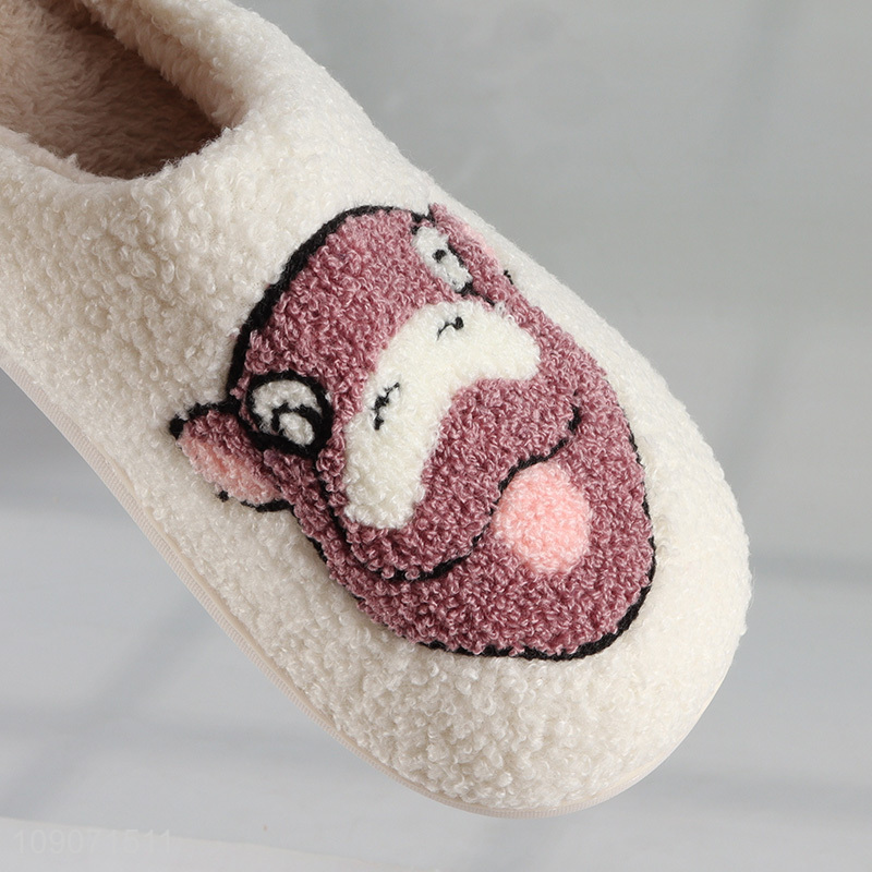 Wholesale Cute Winter Slippers Fuzzy Cozy House Slippers for Women