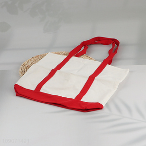 High Quality Durable Canvas Tote Bag Heavy Duty Canvas Shopping Bag