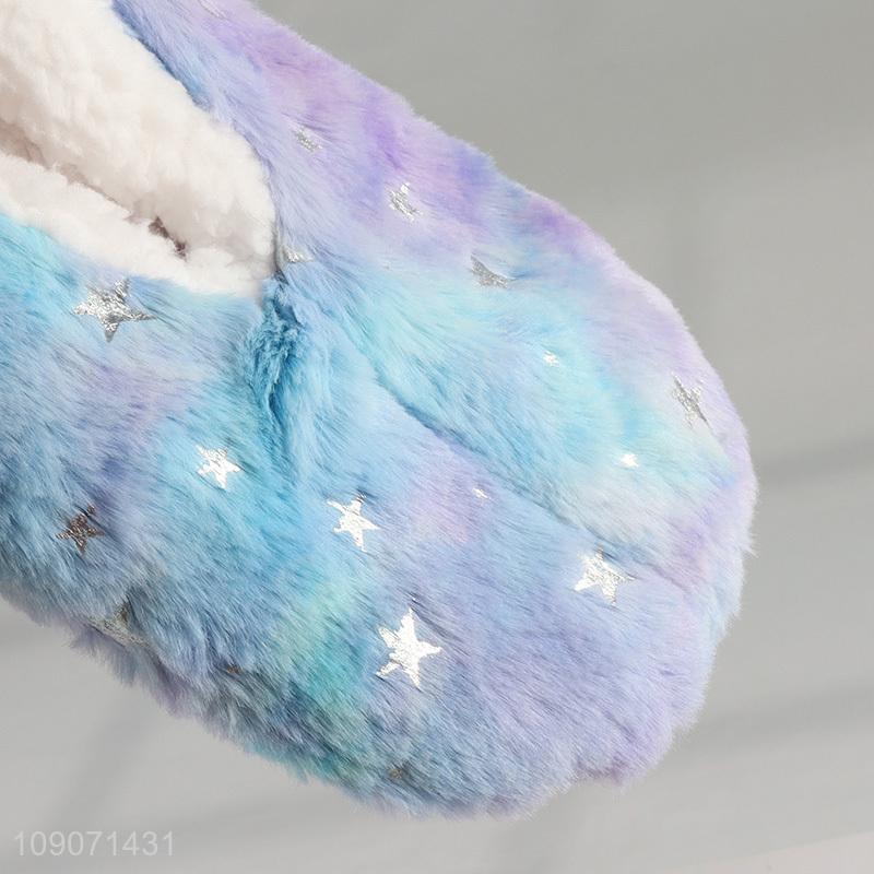 New Product Women's Slippers Fuzzy House Slippers Non-Slip Indoor Slippers