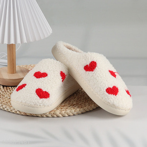 Popular Product Women's Winter House Slippers Heart Indoor Slippers