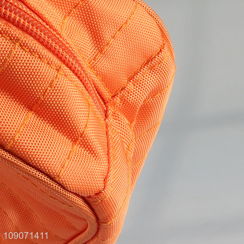 Hot Sale Portable Zippered Cosmetic Bag Waterproof Travel Toiletry Bag