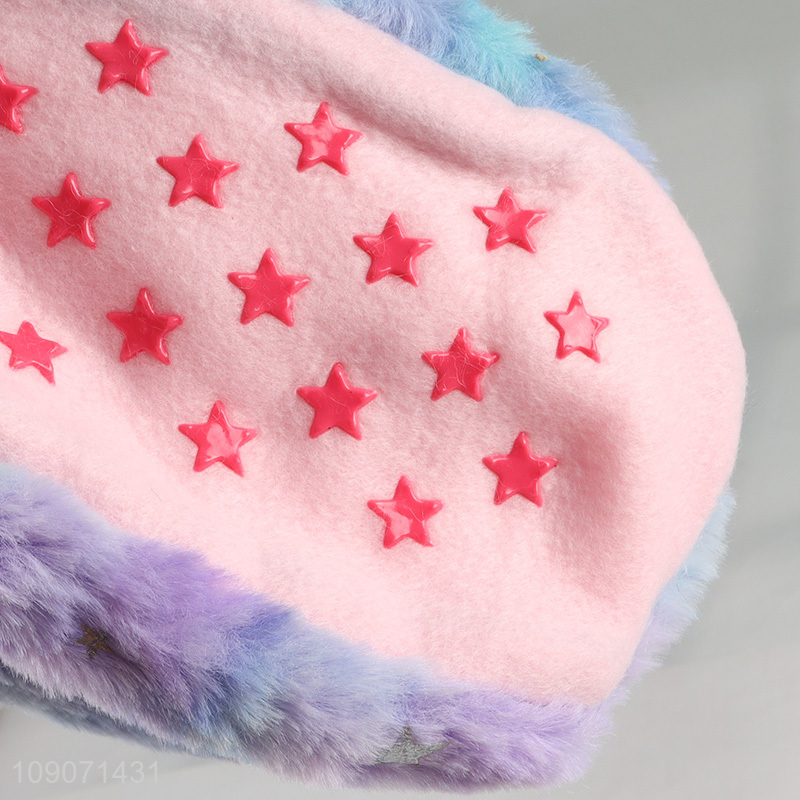 New Product Women's Slippers Fuzzy House Slippers Non-Slip Indoor Slippers