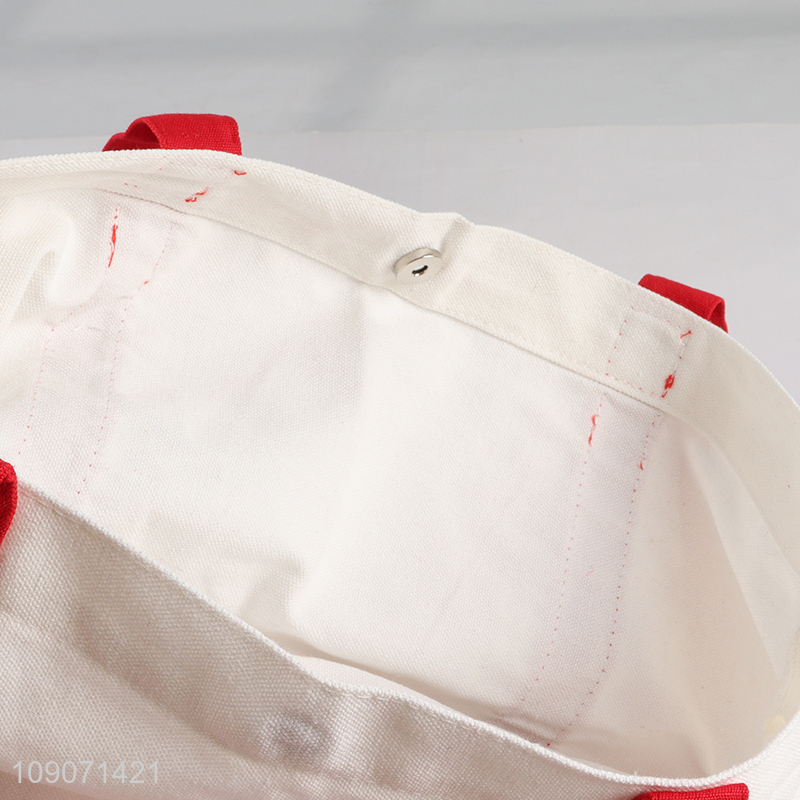 High Quality Durable Canvas Tote Bag Heavy Duty Canvas Shopping Bag