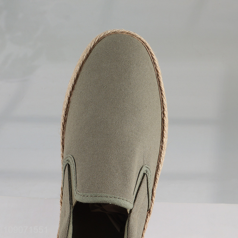 Good Quality Men's Sneakers Low Top Slip On Shoes Canvas Loafers