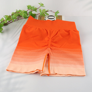 Hot products orange breathable high elastic women wear women pants