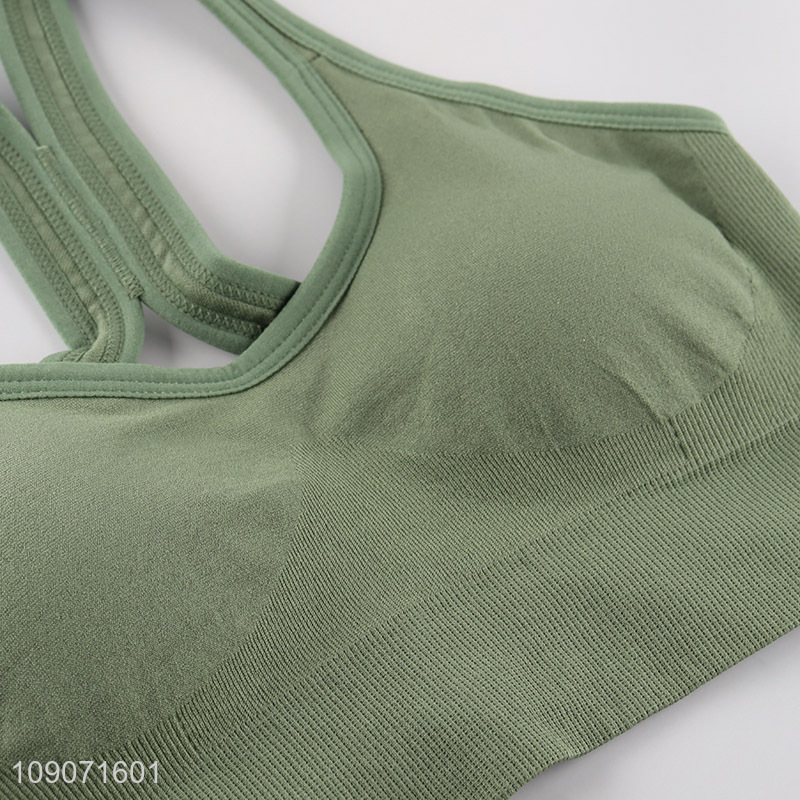 China factory breathable elastic women sports fitness yoga bra