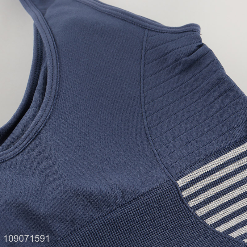 Hot selling multicolor women shockproof women sports yoga bra wholesale