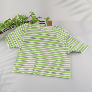 Best selling summer breathable elastic women fashionable sports T-shirt