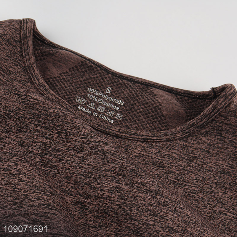 China supplier fashionable women sports fitness breathable T-shirt