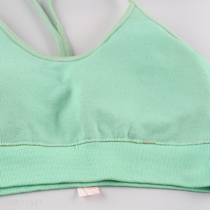 Top selling women sports fitness breathable elastic bra wholesale