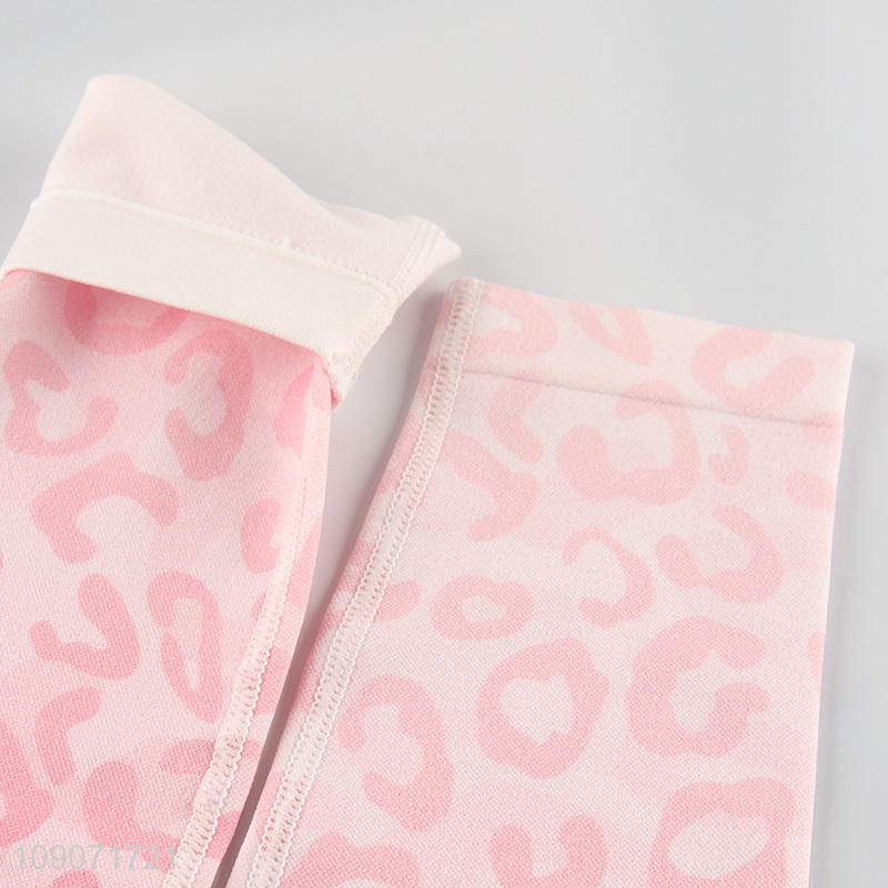 Online wholesale Leopard print fashionable breathable women yoga pants