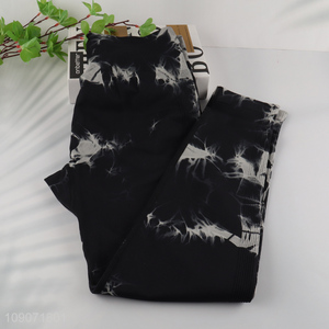 Hot items breathable high elastic fitness sports yoga pants for women