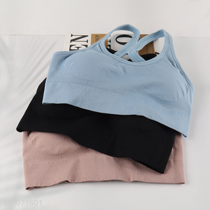 China factory breathable elastic women sports fitness yoga bra