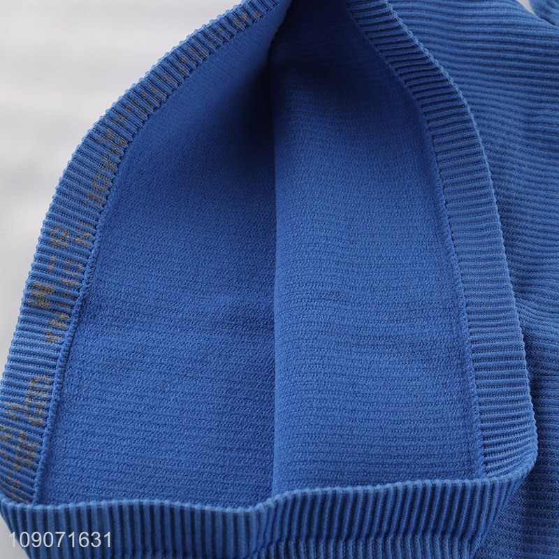 Best sale blue breathable women sports T-shirt elastic T-shirt