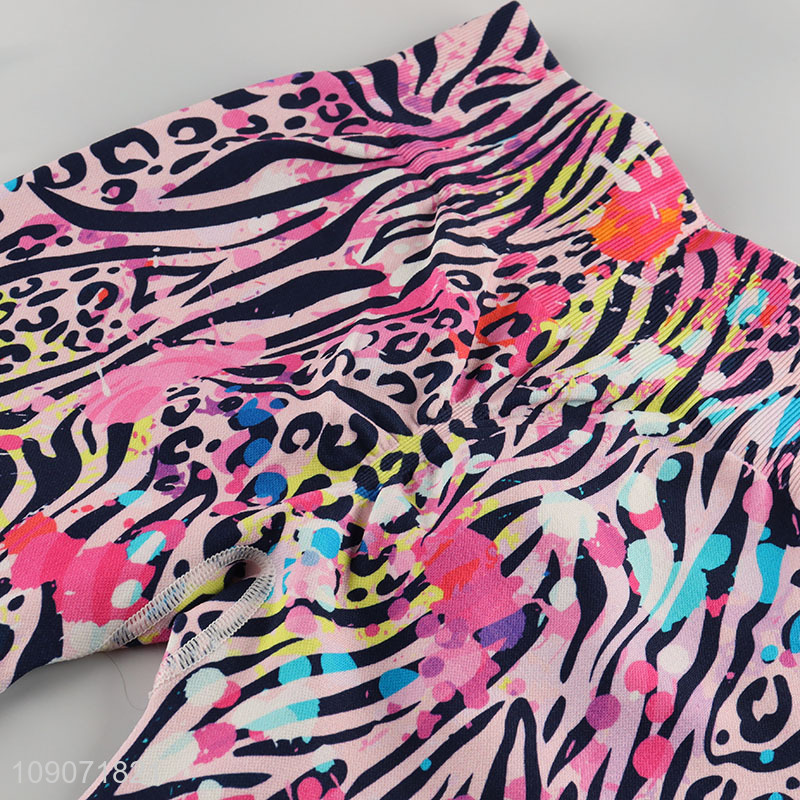 Popular products high elastic breathable fitness sports yoga pants for ladies