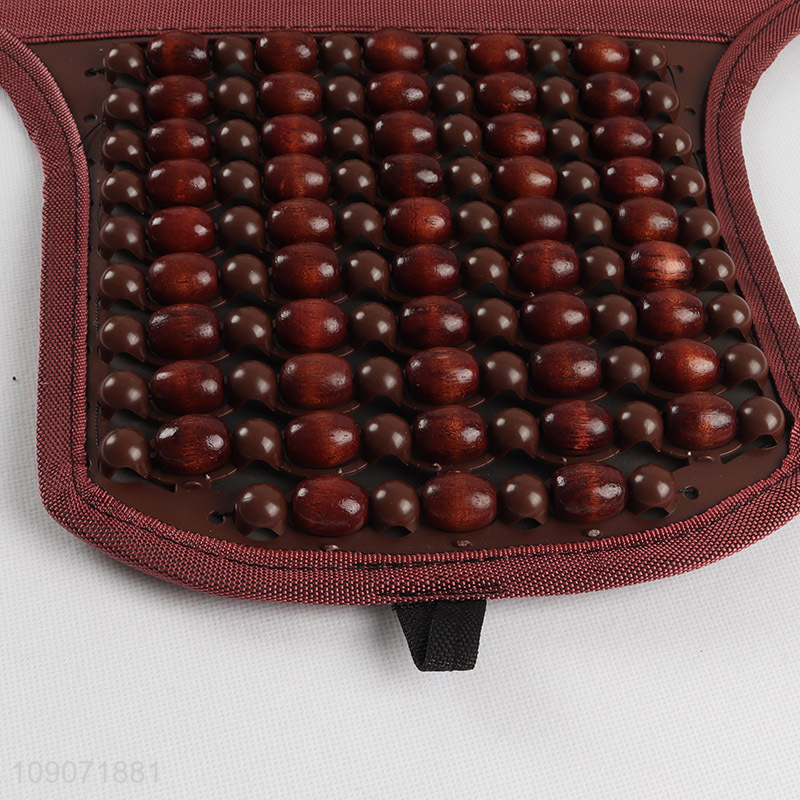 Hot Sale Durable Natural Wooden Beaded Car Seat Cushion for Trucks