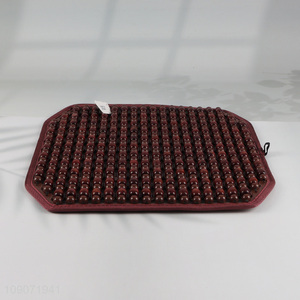 Factory Price Natural Wooden Beaded Car Seat Cushion for Cars Trucks