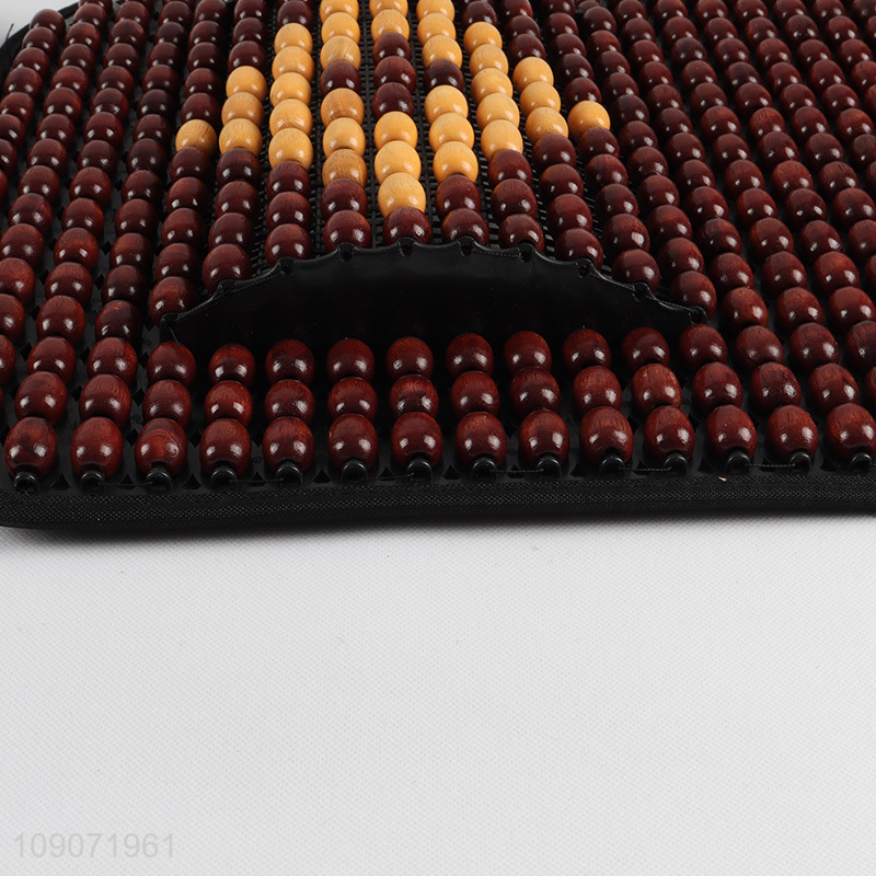 China Imports Wooden Beaded Car Seat Cushion Durable Car Seat Cover