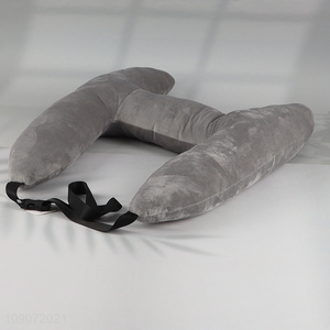 Hot Sale Wooden Beaded Car Lumbar Support for Car Office Chair