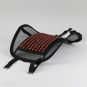 Good Quality Natural Wooden Beaded Car Back Support Lumbar Support