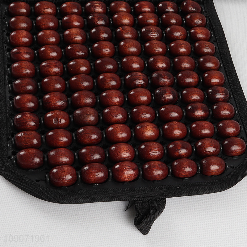 China Imports Wooden Beaded Car Seat Cushion Durable Car Seat Cover