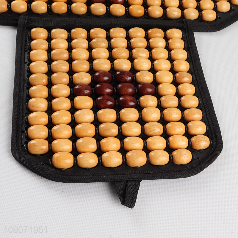 Online Wholesale Wooden Beaded Car Seat Cover for Trucks Sedans SUVs
