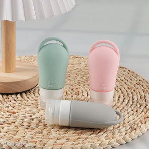Hot Sale 3PCS Reusable Squeezable Silicone Travel Bottles for Shampoo