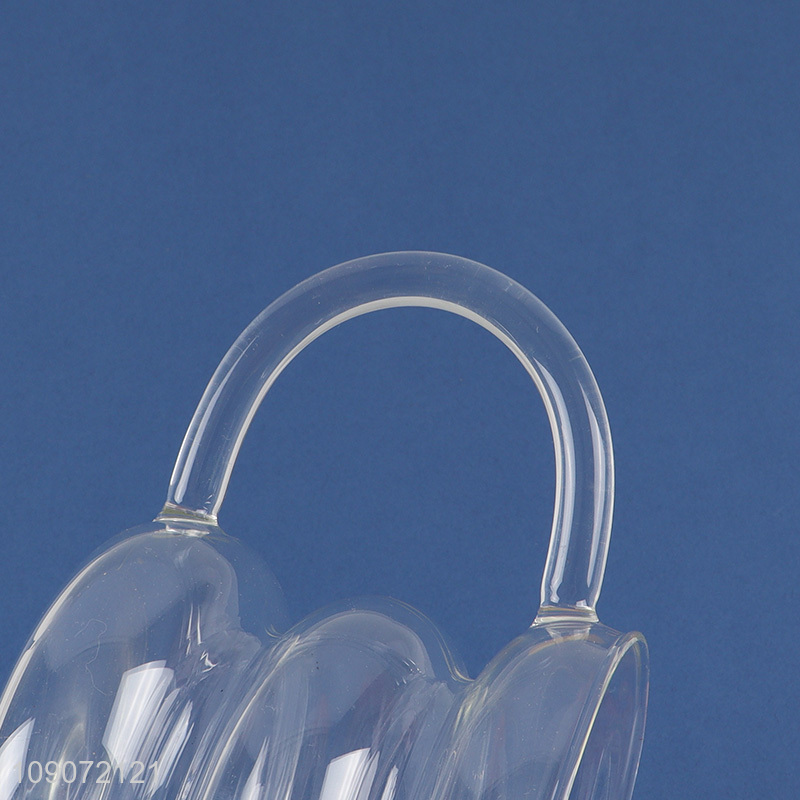 New Product Creative Glass Drinking Cup Coffe Cup with Handle