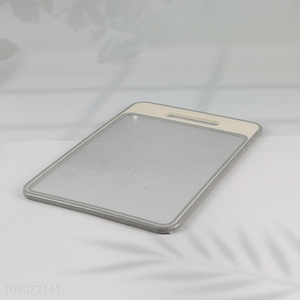 Wholesale Multi-Function Double Sided Stainless Steel Plastic Cutting Board