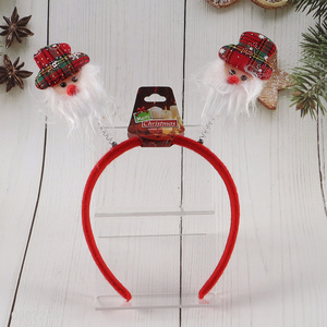 New arrival Santa Claus decorative Christmas hair hoop for adult