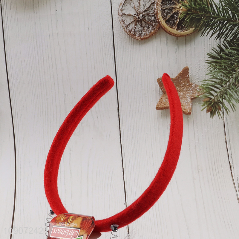 Yiwu market party supplies Santa Claus Christmas hair hoop for sale